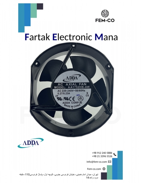 FAN 220V 0.27A AA1752HB-AW ADDA