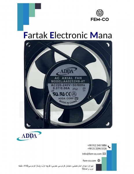 FAN 220V 0.7A AA9252HB-AT ADDA