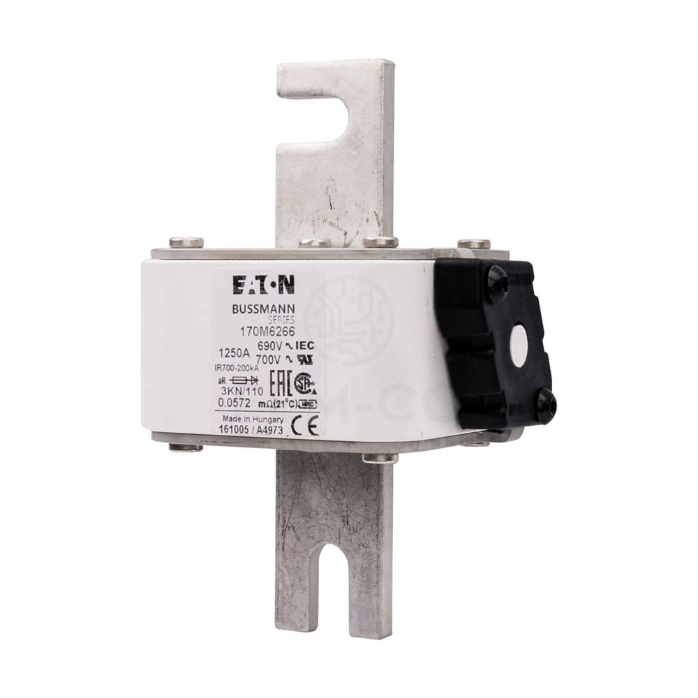 FUSE BUSSMANN 1250A 690V 170M6266 SQUARE BODY FAST
