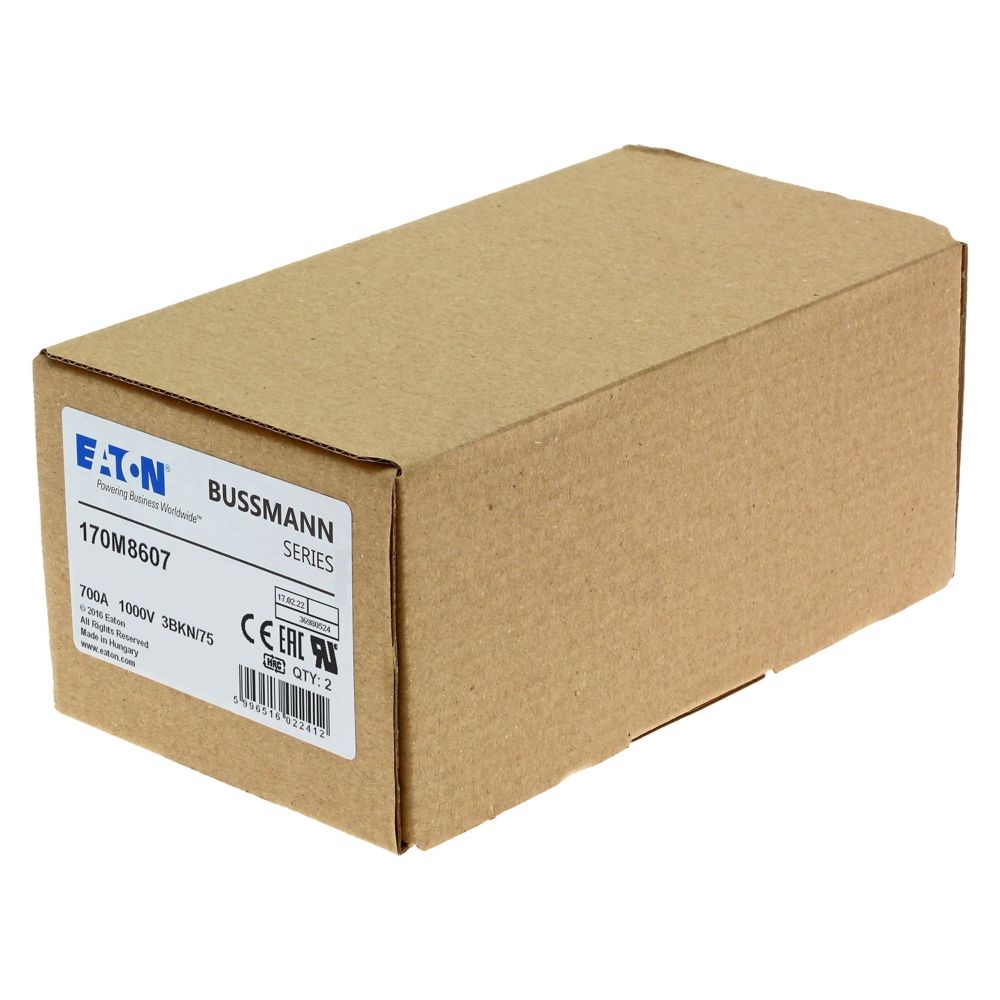 FUSE BUSSMANN 700A 1000V 170M8607 SQUARE BODY FAST